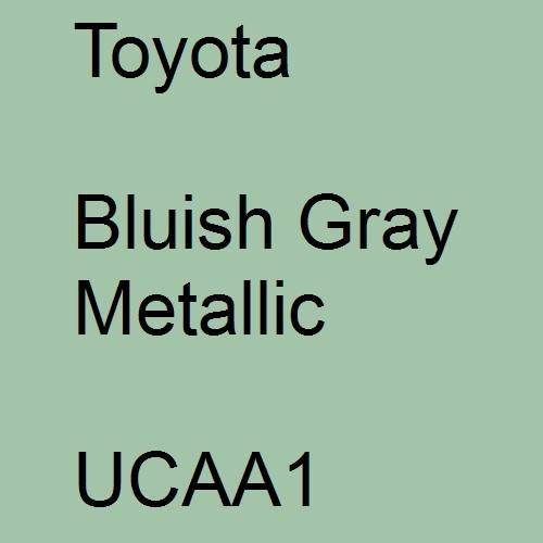 Toyota, Bluish Gray Metallic, UCAA1.